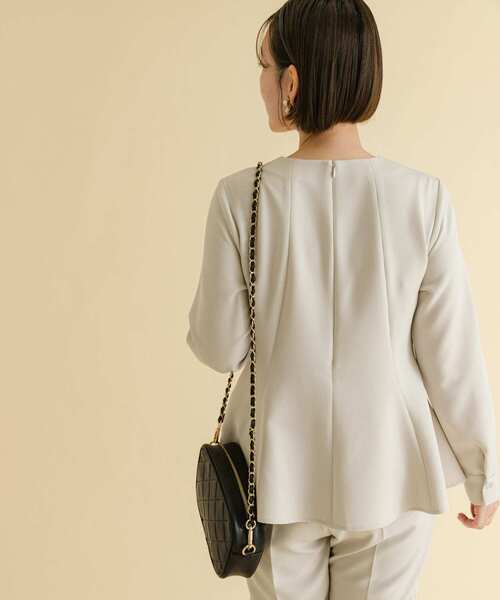 「F by ROSSO」 セットアップ 38 ネイビー レディース_画像2