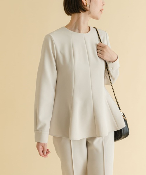「F by ROSSO」 セットアップ 38 ネイビー レディース_画像5