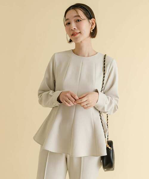 「F by ROSSO」 セットアップ 38 ネイビー レディース_画像9