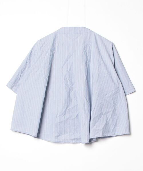 「Kelen」 半袖ブラウス M ブルー レディース_画像2