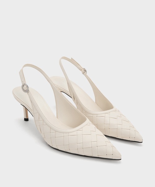 「CHARLES & KEITH」 パンプス 23cm ブラウン系その他3 レディース_画像7