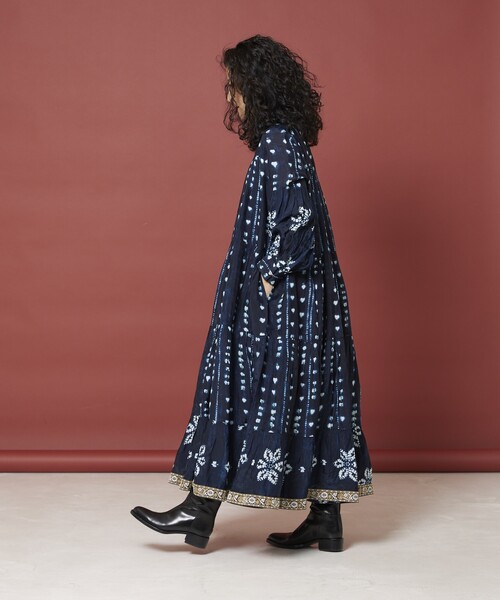 Freada（フリーダ） 長袖ワンピース ONE SIZE レッド レディース