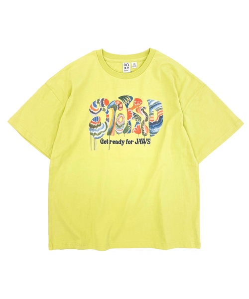 「ROXY」 半袖Tシャツ LARGE イエロー レディース_画像3