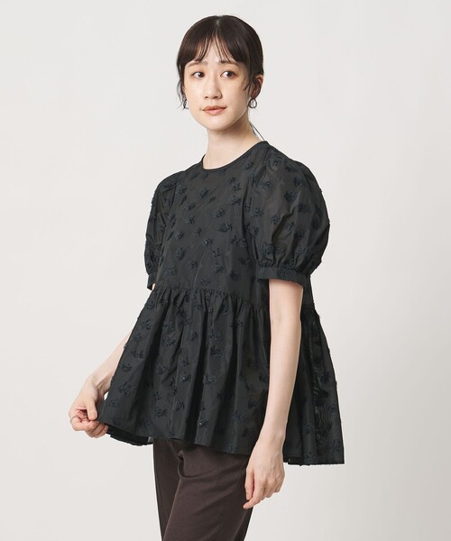 UNITED ARROWS（ユナイテッドアローズ） ブラウス シャツ 半袖 ブーケ 