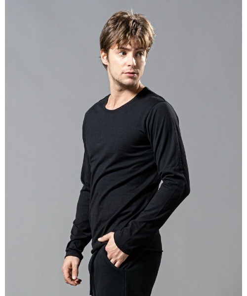 極美品　wjk カットオフ スウェット　ロンT カットソー L wjk tシャツ cut-off crew-neck L/S メンズ : ZOZOTOWN Yahoo!店