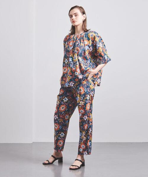パンツ <UNITED ARROWS>フラワー テーパード パンツ G09