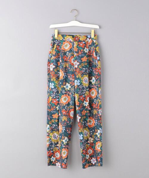 パンツ <UNITED ARROWS>フラワー テーパード パンツ G10