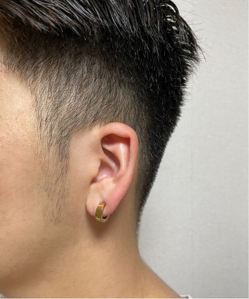 ピアス 【 STYLE NUMBER / スタイルナンバー 】 キャッチレス メタル シンプル フープ ピアス