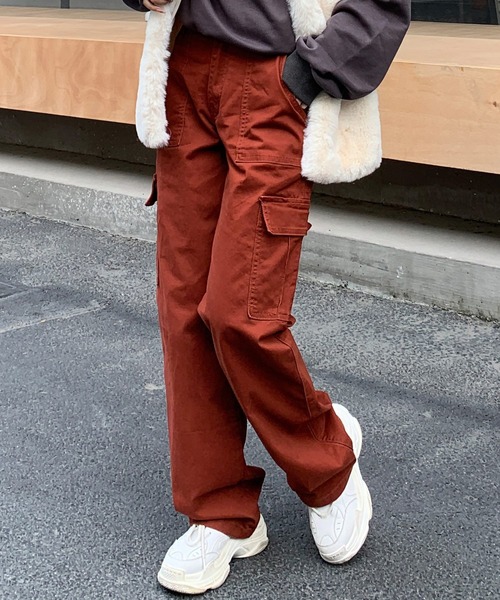 入手困難✨ アルベロベロ カーゴパンツ カジュアル レディース カーキ系 kka-6t27-dn418_271.jpg