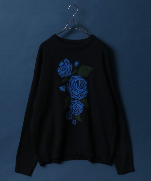 希少 NOAH ROSE COTTON SWEATER 薔薇 セーター ニット 希少 NOAH ROSE COTTON SWEATER 薔薇 セーター ニット