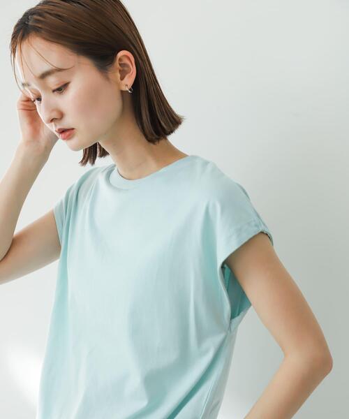 タグ付き　オーラリー　フレンチスリーブTシャツ　コットン　かぐれ別注　日本製 タグ付き オーラリー フレンチスリーブTシャツ コットン かぐれ
