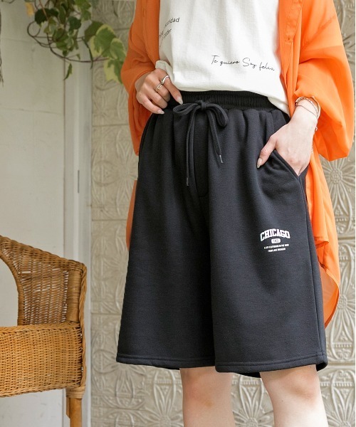 ad thie（アドティエ） スウェットパンツ ジャージ ワンポイントロゴ