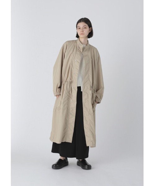 新品 23AW Plantation プランテーション 裏起毛 ベルト付きコート Plantation（プランテーション） コート アウター ECOタフタ / コート
