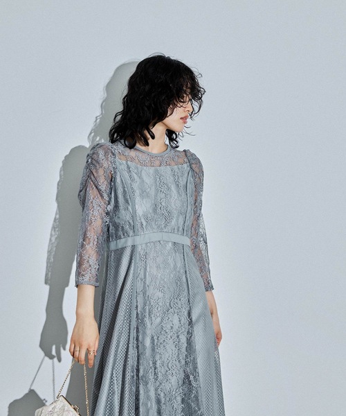 niana（ニアナ） ドレス スイッチングレースドレス パーティードレス