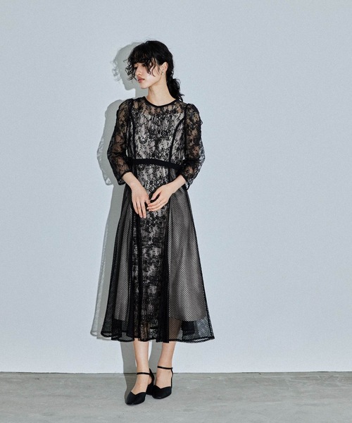 niana（ニアナ） ドレス スイッチングレースドレス パーティードレス