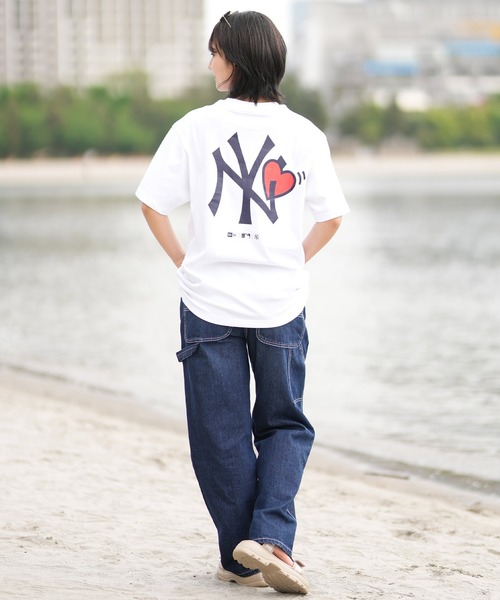 【韓国】ニューエラ■新作*ユニセックス*MLB STRIPE T-SHIRTS 韓国】ニューエラ□新作*MLB CHEERING FOOD T-SHIRTS (New Era/T