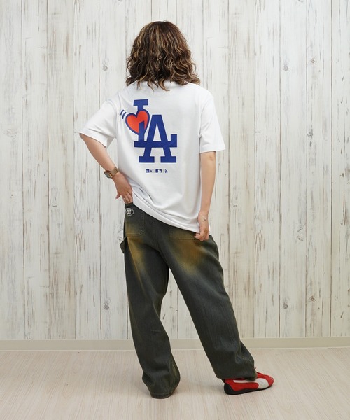 【韓国】ニューエラ■ユニセックス*MLB FELT POCKET T-SHIRTS t-mlb-apparel-world-series-