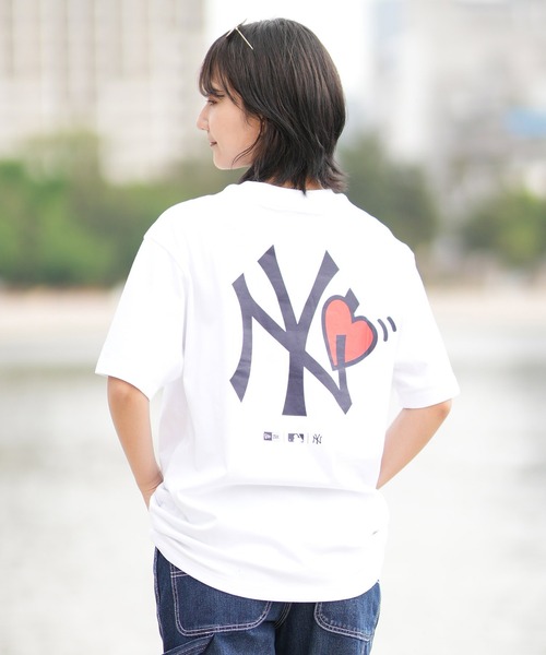 【韓国】ニューエラ■新作*ユニセックス*MLB STRIPE T-SHIRTS 14364806_SS-
