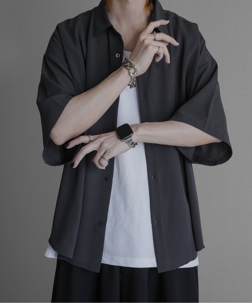 KUUUPY（クーピー） シャツ 「接触冷感機能付き」Grainy Basic Regular