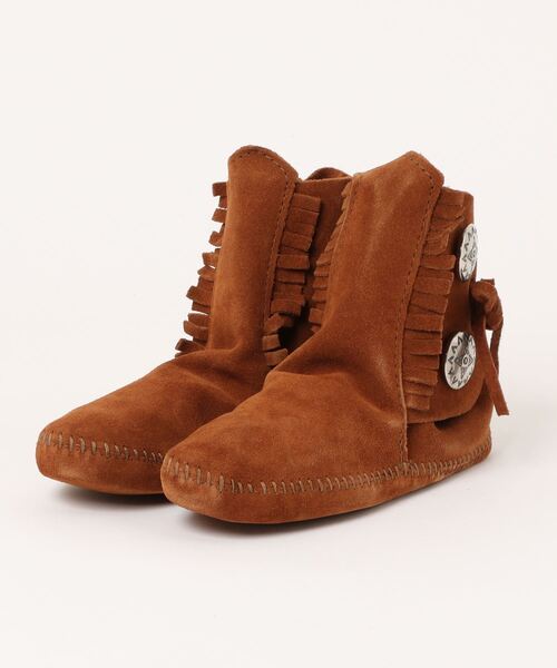 Minnetonka（ミネトンカ） ブーツ MINNETONKA」TWO BUTTON BOOT SOFT