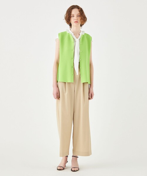 BALLSEY ミラノリブ ノースリーブプルオーバー Ballsey ニット セーター ミラノリブ ノースリーブプルオーバー