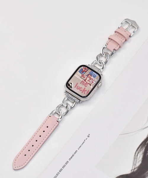 LUON 腕時計 LUON/ Apple Watch Band / 合成皮革×ステンレス