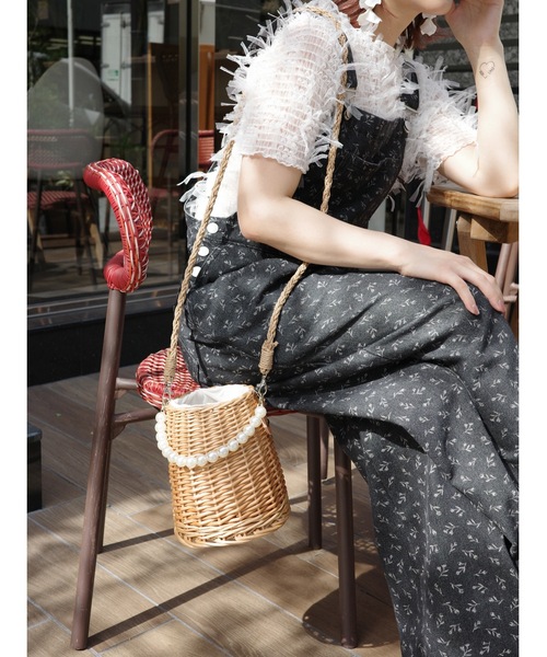 JUMELLE（ジュメロ） かごバッグ カゴバッグ pearl basket bag