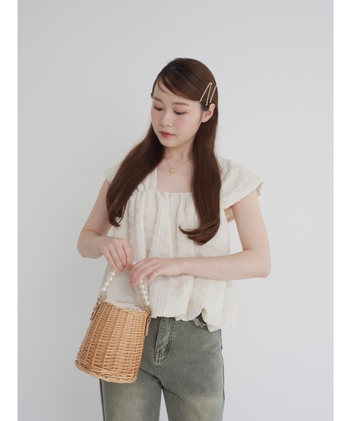 かごめ JUMELLE（ジュメロ） かごバッグ カゴバッグ pearl basket bag