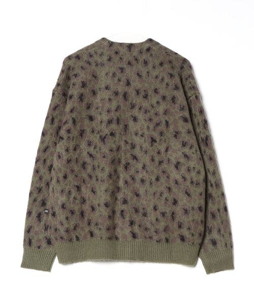 MAGIC NUMBER カーディガン 「MAGIC NUMBER」LEOPARD MOHAIR