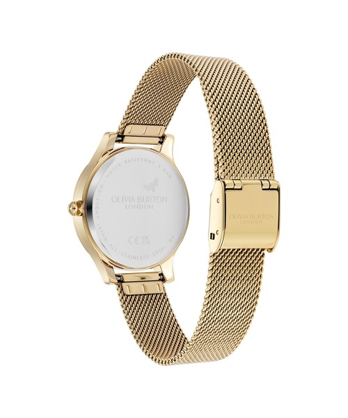 OLIVIA BURTON ゴールドメッシュバンド 時計 OLIVIA BURTON 腕時計 「OLIVIA BURTON/オリビアバートン