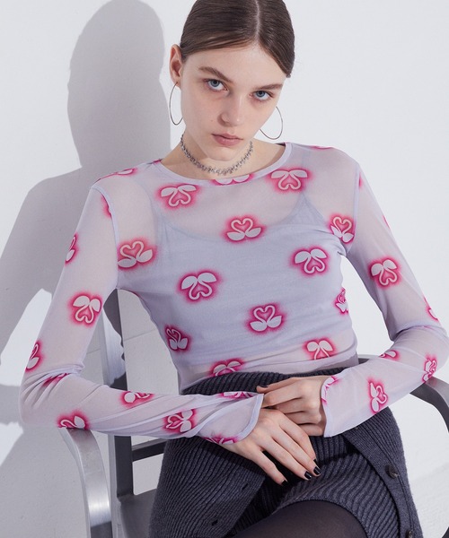 SORIN tシャツ SWAN Print Skin Top レディース : ZOZOTOWN