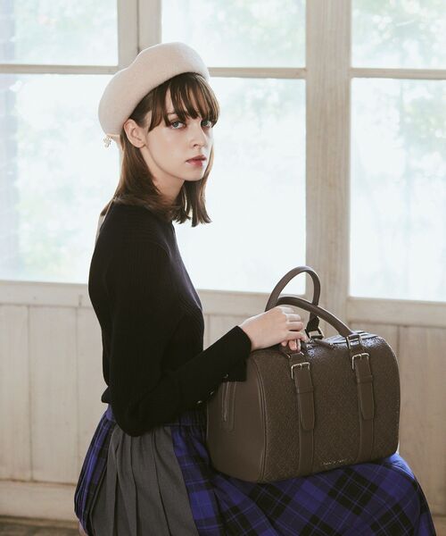 Maison de FLEUR（メゾンドフルール） ボストンバッグ FLEURモノグラム