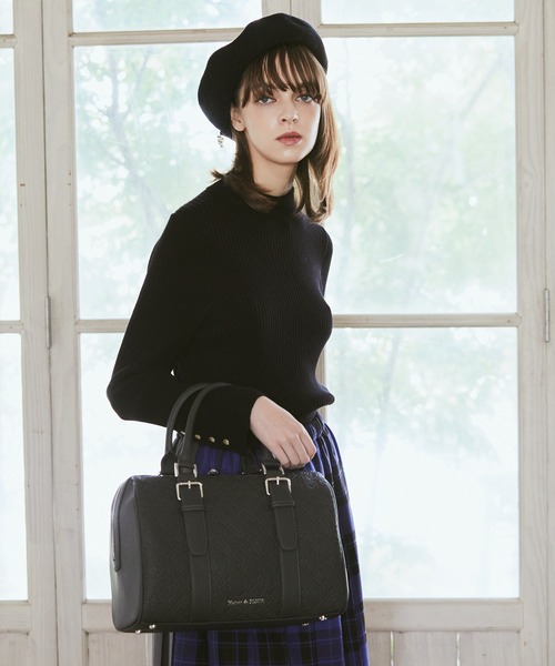 Maison de FLEUR（メゾンドフルール） ボストンバッグ FLEURモノグラム