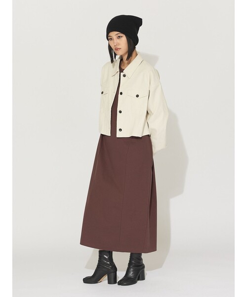 ダウン ダウンジャケット MIDIUMISOLID for Ladies コーデュロイ 