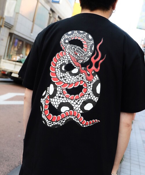 tシャツ GxBxT / Snake Tee Shirt レディース メンズ