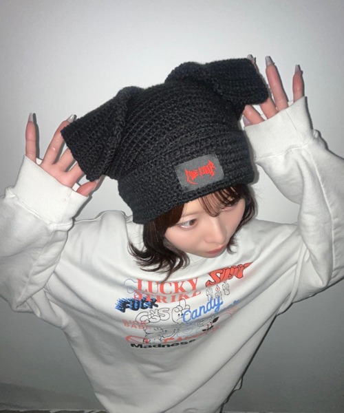 【LOVE KILLER×REBLOM】beanie LOVE KILLER（ラブキラー） ニット帽 ニットキャップ A'GEM/9 × .kom