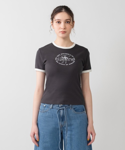 Levi's（リーバイス） tシャツ リンガーTシャツ レディース : ZOZOTOWN