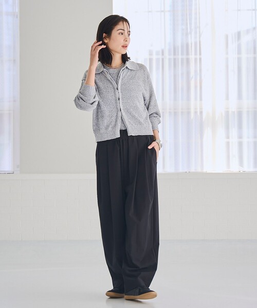 ニット セーター ブークレニットタンクトップ レディース RONEL ニット セーター ブークレニットタンクトップ レディース