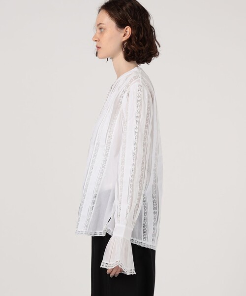ブラウス シャツ JANE GUSTAVSSON ANJA レース クルーネックシャツ レディースの画像