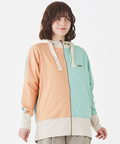 クリフメイヤー レディース KRIFF MAYER LADYS アウター 羽織り 接触冷感 紫外線対策 ストレッチ 夏 2025SS UVカット ドルマン パーカー KRIFF MAYER パーカー UVカットドルマンパーカー レディース