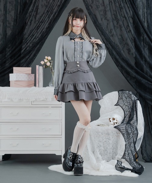 Pal elfy スカート ハイウエストフリルスカート : ZOZOTOWN Yahoo!店