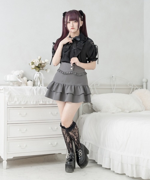 Pal elfy スカート ハイウエストフリルスカート : ZOZOTOWN Yahoo!店