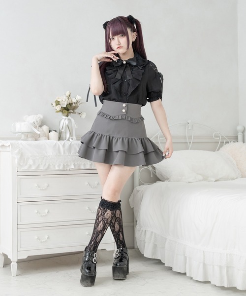 Pal elfy スカート ハイウエストフリルスカート : ZOZOTOWN Yahoo!店