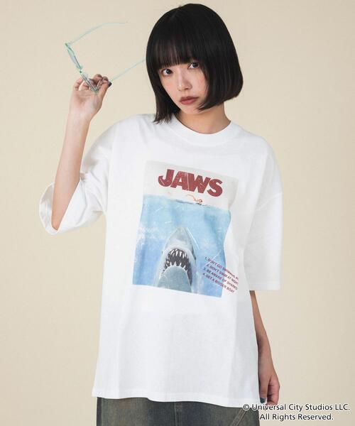 WEGO（ウィゴー） tシャツ ∴WEGO/JAWSグラフィックT メンズ