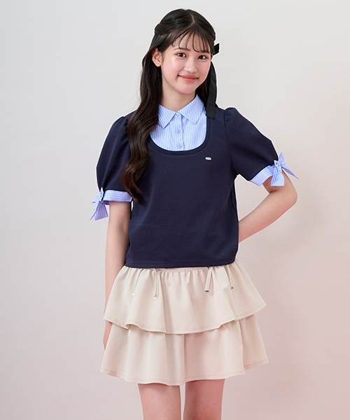 mezzo piano Junior（メゾピアノ ジュニア） パンツ ドロスト