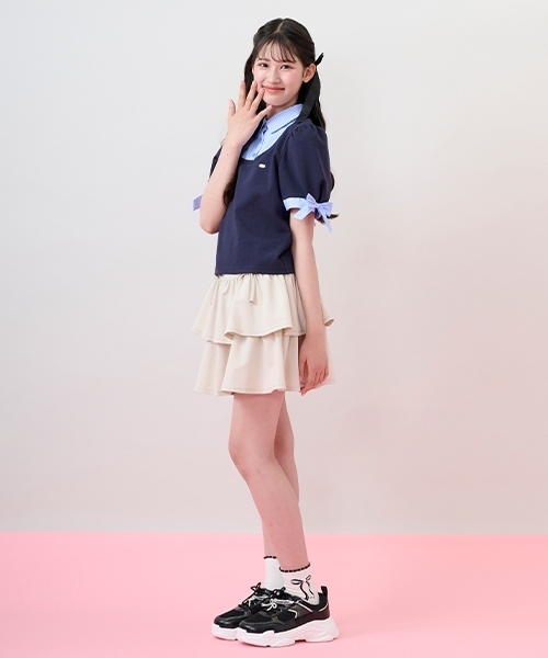 mezzo piano Junior（メゾピアノ ジュニア） パンツ ドロスト