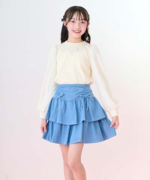 mezzo piano Junior（メゾピアノ ジュニア） パンツ ドロスト