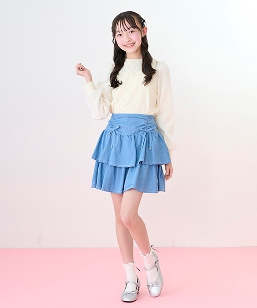 mezzo piano Junior（メゾピアノ ジュニア） パンツ ドロスト