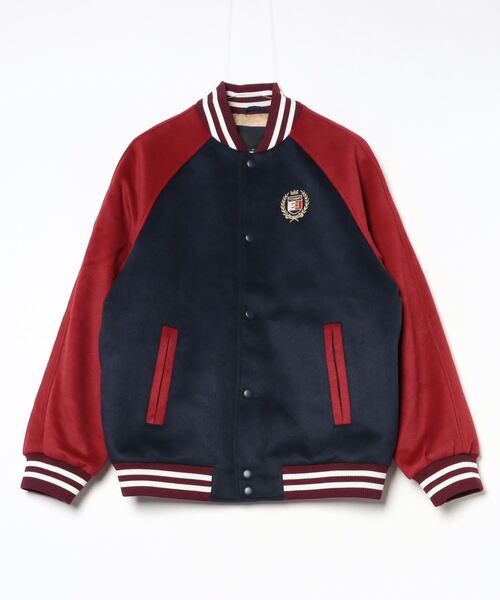   トミーヒルフィガー スタジアムジャンパー TOMMY HILFIGER（トミー・ヒルフィガー） 「tommy jeans」スタジャン