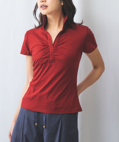 tシャツ 「NARACAMICIE」60スムーススタンドカットソー レディース NARACAMICIE tシャツ 「NARACAMICIE」60スムーススタンド